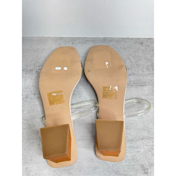 Steve Madden Sandals Womens Size 10 Pink PU Upper  Double Strap Open Toe Heels‎ - Picture 9 of 9